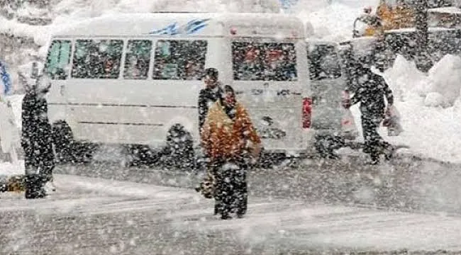 İnegöl’de Taşımalı Eğitime Kar Tatili