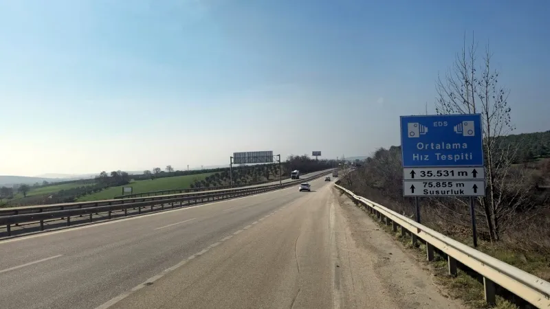 İnegöllüler dikkat! Ortalama hız tespitlerinin kapsamı genişletildi!