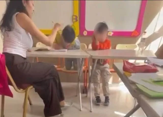 Öğretmenden otizmli öğrencilere şiddet