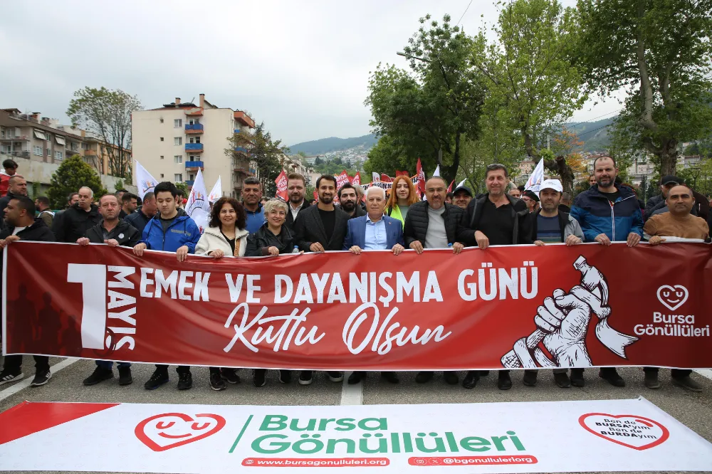 Bursa’da 1 Mayıs coşkusu