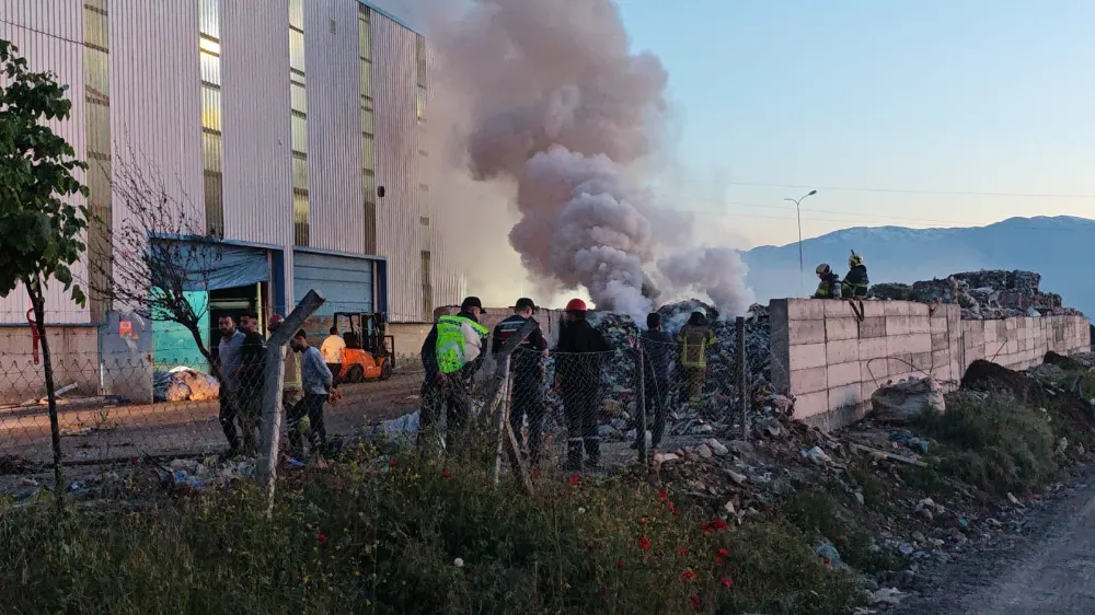Katı Atık Depolama Alanında Yangın Paniği