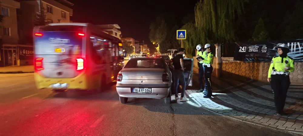 İnegöl emniyetinden şok uygulama!