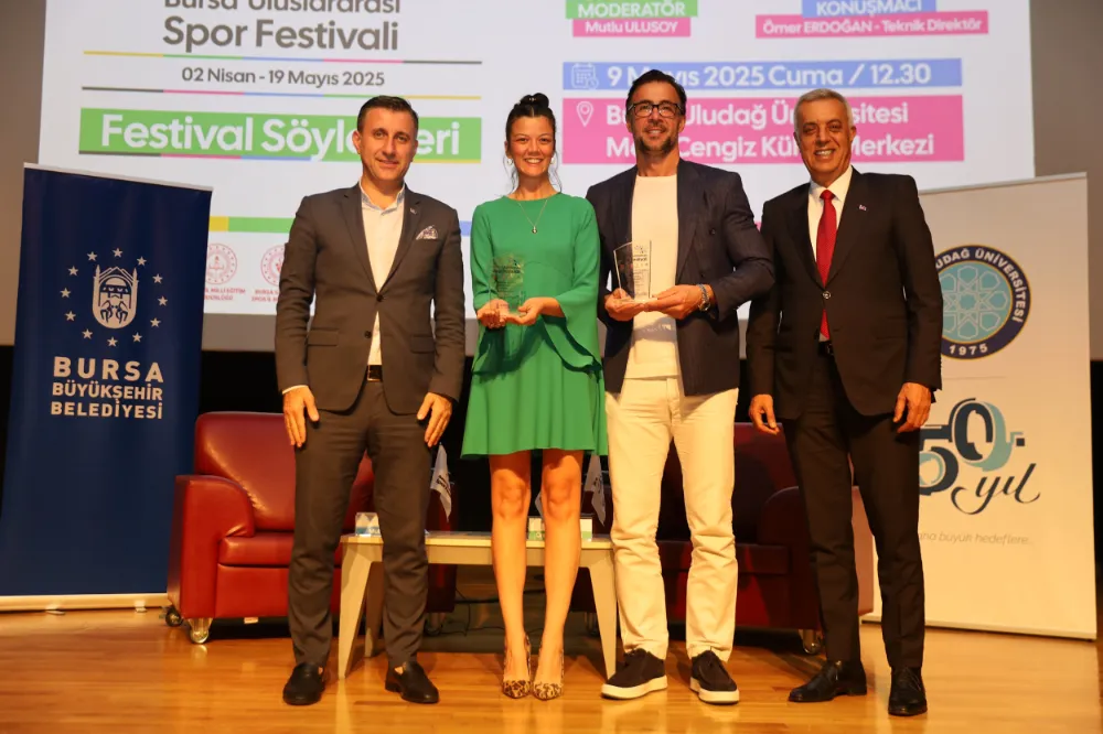 Ömer Erdoğan, Bursa Uluslararası Spor Festivali’nin konuğu oldu