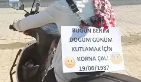 İnegöl’de Renkli Sosyal Deney: “Bugün Benim Doğum Günüm, Kutlamak İçin Korna Çal!”