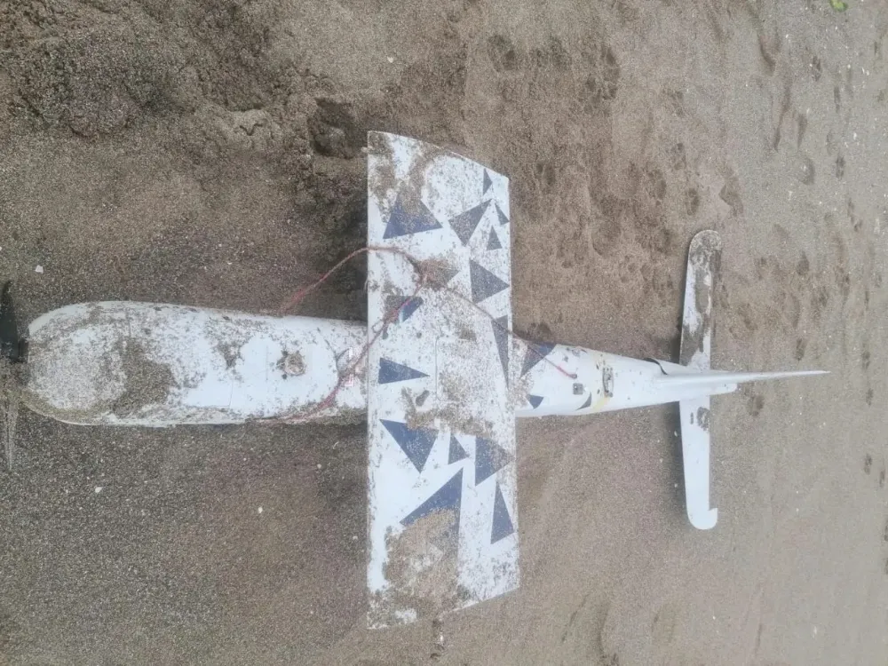 Sahile balık değil, savaş İHA