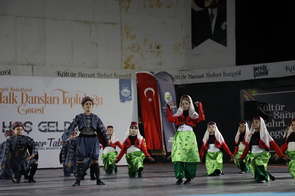 İnegöl’de Halk Dansları Gecesi İle Yaz Etkinlikleri Başladı