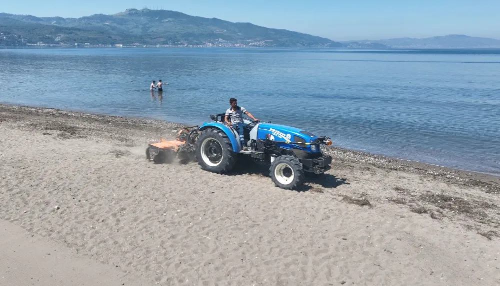 Bursa plajları sezona hazır hale geliyor
