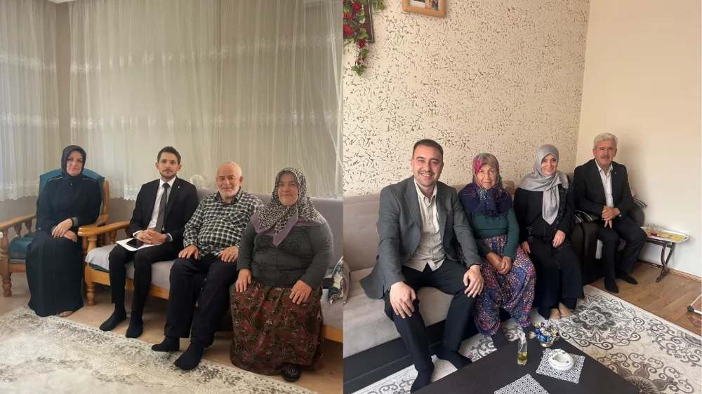 AK Parti İnegöl Teşkilatından Bayramda Anlamlı Ziyaretler