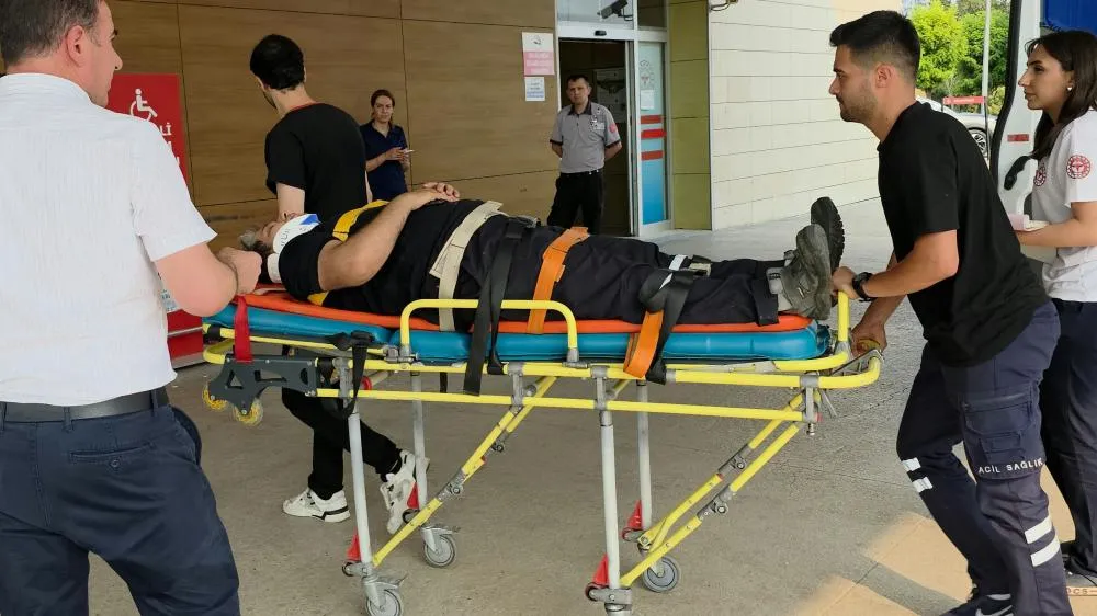 Tekstil fabrikasında iş kazası; 1 işçi yaralandı!