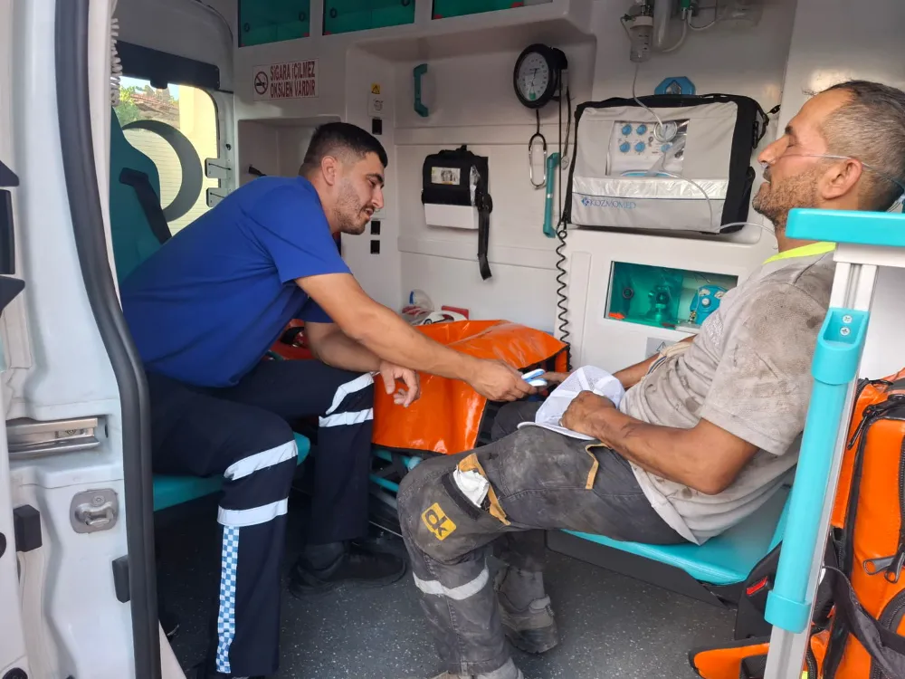 Büyükşehir’den yangın bölgesinde sağlık hizmeti