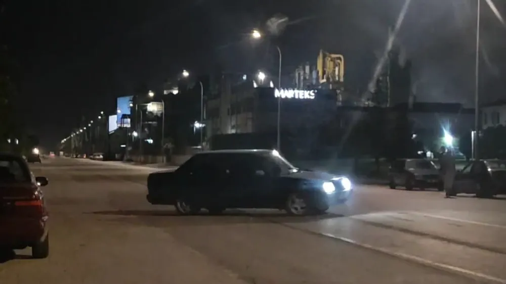 İnegöl OSB’de Gece Yarısı Drift Terörü