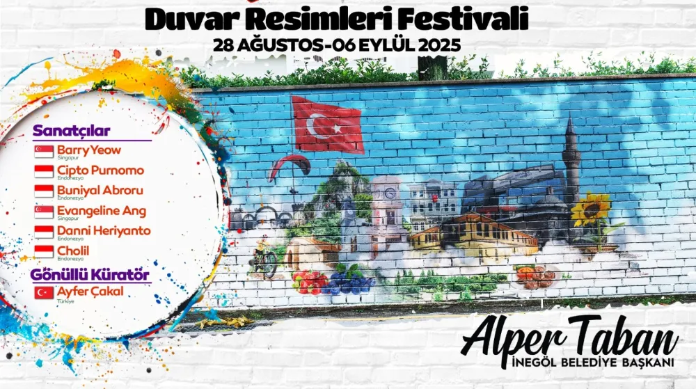 İnegöl’de Duvar Resimleri Festivali İçin Geri Sayım Başladı