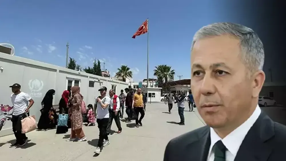 Bakan Yerlikaya: 450 Bin Suriyeli Ülkelerine Döndü
