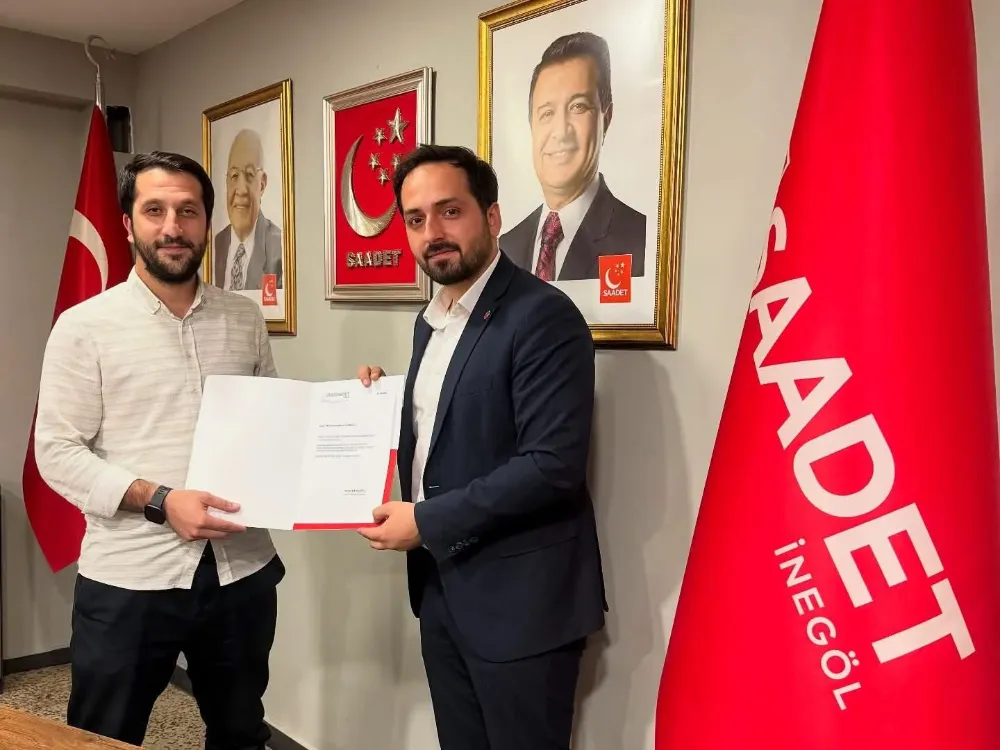 Saadet Partisi İnegöl Gençlik Kolları’nda Görev Değişimi
