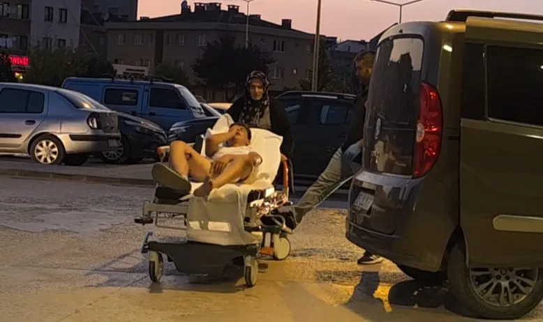 Gözyaşları içinde acile getirildi!
