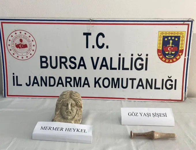 Jandarmadan Tarihi Eser Operasyonu: 55 Yaşındaki Şüpheli Yakalandı