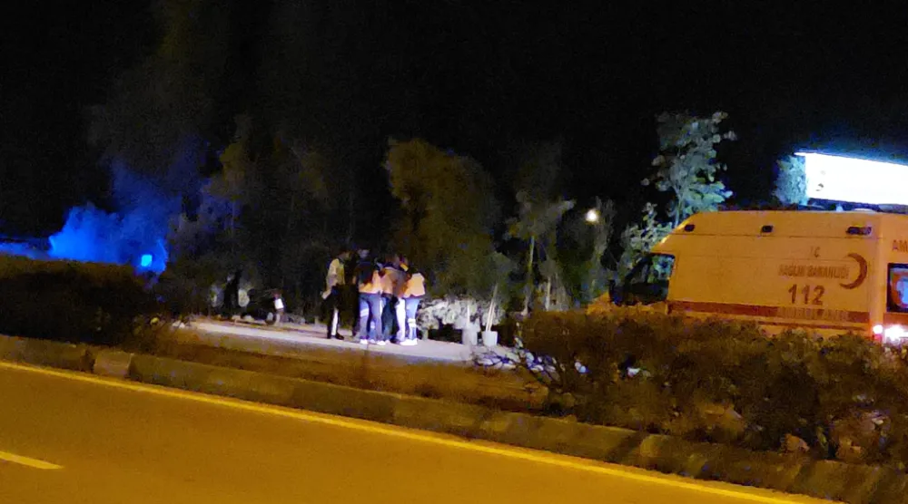 Çevre yolunda motosiklet kazası! 1 yaralı..