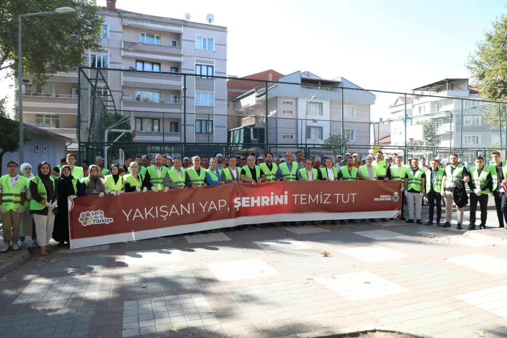 İnegöl’de Temizlik Gününde Topyekûn Temizlik Hareketi