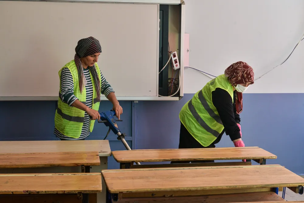 Okullara büyükşehir dokunuşu: Bakım ve onarım çalışmaları tamamlandı