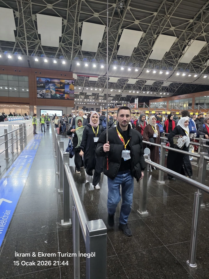 Sömestr Tatili Umre Yoğunluğu Getirdi: İnegöl’den Binlerce Kişi Yola Çıktı