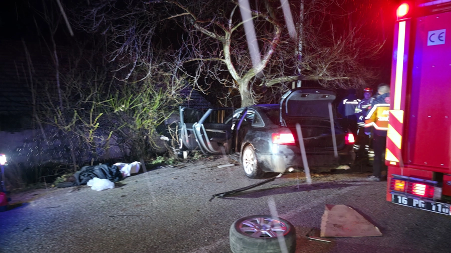İnegöl Ortaköy Yolu’nda Feci Kaza: 2 Ölü, 2 Yaralı