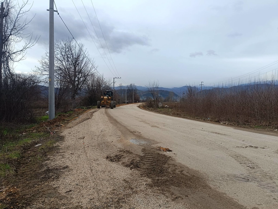 Cerrah-Kalburt bağlantı yolunda çalışmalar başladı
