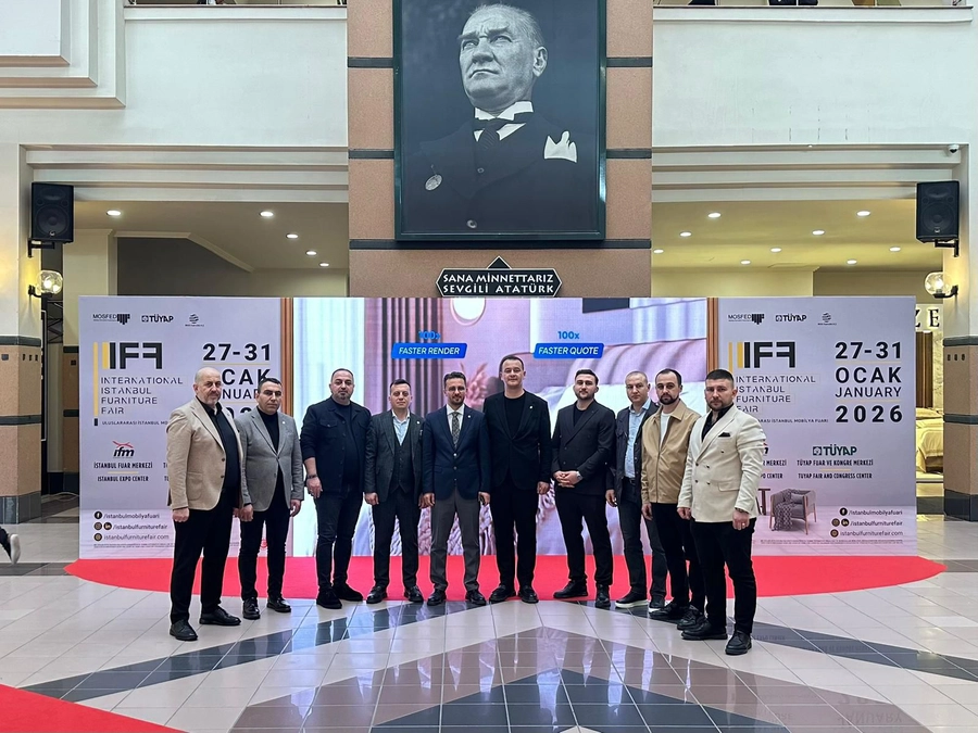 Altuntepe’den İnegöllü Mobilyacılara Fuarda Destek Ziyareti