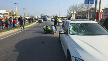 İnegöl Alanyurt Katılım Yolunda Kaza: Yaya Ağır Yaralandı
