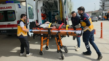 İnegöl’de üzerine ağaç devrilen işçi yaralandı