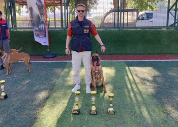 İnegöl’ün Gururu: İNDAK K9 Ekibi 7 Ödülle Döndü