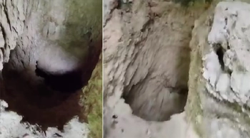 İnegöl Cihan Suyu Mağarası Defineciler Tarafından Tahrip Edildi