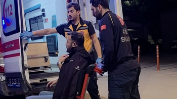 İnegöl’de Koltuk Taşıyan İşçi Yaralandı
