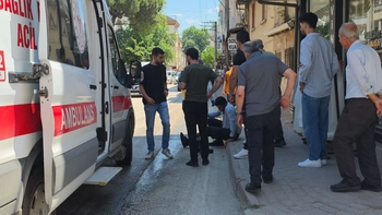 Yola Dökülen Mazot Kazaya Neden Oldu: Motosiklet Sürücüsü Yaralandı