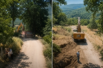 Kurşunlu Sıcak Su Yolu Genişletiliyor! 