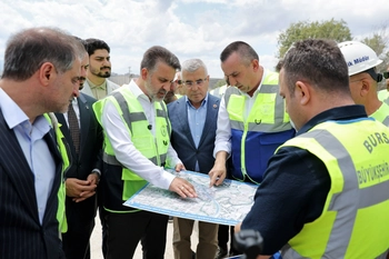 Başkan Vekili Biba, Mudanya Yolu’nda ulaşımı rahatlatacak projeleri inceledi