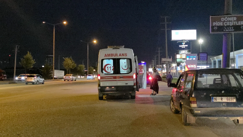 Kalburt Mevkiinde Kaza! Kontrolden Çıkan Motosiklet Yola Savruldu
